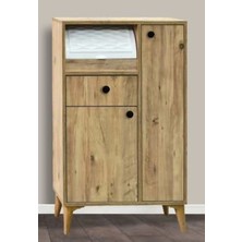 Yuvaset Home 2 Kapılı 1 Çekmeceli Çam Ekmeklik