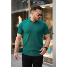 Defy Moda Erkek Hemşire Yaka Kısa Kollu Tişört