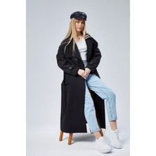 Bolivente Oversize Rüzgarlık Detaylı Trençkot