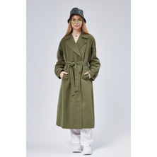 Bolivente Kadın Oversize Astarlı Trençkot