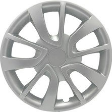 Fiat Egea 15" Inç Uyumlu 4 Adet 1 Takım Gri Kırılmaz Jant Kapağı