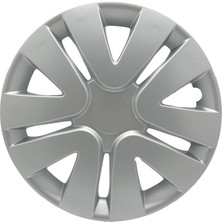 Hyundai Era Getz Accent Era 13" Inç Uyumlu 4 Adet 1 Takım Gri Kırılmaz Jant Kapağı