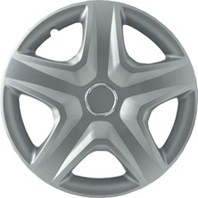 Opel Insigna Zafira Meriva 15" Inç Uyumlu 4 Adet 1 Takım Gri Kırılmaz Jant Kapağı