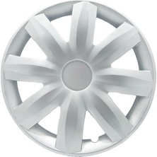 Fiat Doblo Fiorino 14" Inç Uyumlu 4 Adet 1 Takım Gri Kırılmaz Jant Kapağı