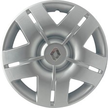 Renault Toros R Europa 13" Inç Uyumlu 4 Adet 1 Takım Gri Kırılmaz Jant Kapağı