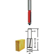 Topshop TH14423 12*12*30MM Kenar Alma Temizleme Freze Bıçağı 5’li