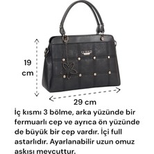 4 Bölmeli  Kadın Omuz ve Kol Çantası Ayarlanabilir Omuz Askılı Günlük Hediyelik
