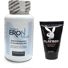 Playboy Ontic Playboy Lubricant 50 ml Jel - Eron Plus 60'lı Erkeklere Özel