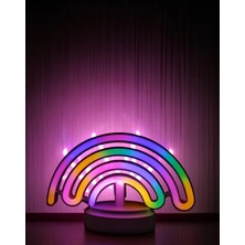 Işık Kasabası Unicorn Neon Dekoratif Gece Lambası