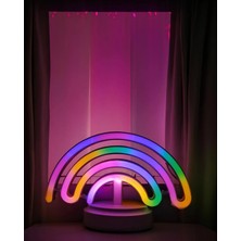 Işık Kasabası Unicorn Neon Dekoratif Gece Lambası