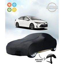 AUTOES Toyota Corolla Sedan Araba Brandası,oto Branda Alttan Bağlantı Tokalı Siyah 1999-2001