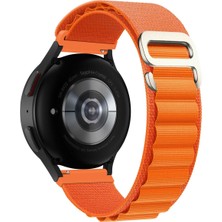 Samsung Galaxy Watch Fe / 4 / 5 / 5 Pro / 6 / 7 40 42 44 46MM Ayarlanabilir Metal Toka Kumaş Kordon