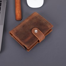 Toronata Douglas Airtag Bölmeli Hakiki Deri Cüzdan Unisex Pop-Up Mekanizmalı ve Kişiselleştirilebilir