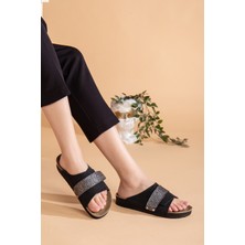 Kadın Comfort Esnek Ayarlanabilir Pırlanta Cırt Şık Anatomik Outdoor Rahat Günlük Sandalet Terlik