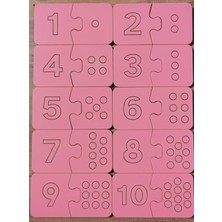 Ahşap Eğitici Sayı Puzzle