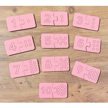 Ahşap Eğitici Sayı Puzzle