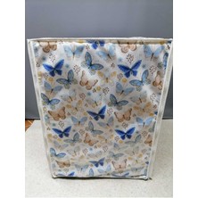 Başak Ev Tekstili Kumaş Dokulu Pvc Kaplı Su Geçirmez Çamaşır Makınesı Kurutma Makınesı Örtüsü