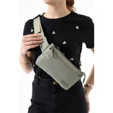 Unisex Bel Çantası Free Bag Paraşüt Kumaş Hafif Yağmur Geçirmez Kumaş Çok Cepli Body Bag 23*12 cm