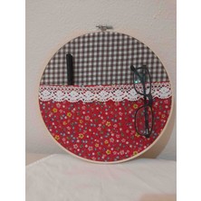 Kasnakta Nostalji /el Yapımı - Kumaş 27 cm Kasnak