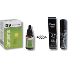 Eros Cantharis D9 Kadınlara Özel Damla + Eros Sprey