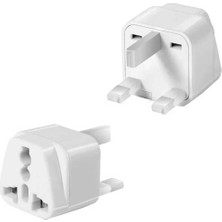 Derwell Universal 3 Pin G Travel Adapter Power Plug Priz Dönüştürücü Adaptör Amerika Avrupa Asya Çin Avusturalya