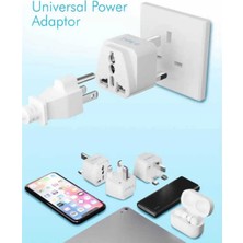 Derwell Universal 3 Pin G Travel Adapter Power Plug Priz Dönüştürücü Adaptör Amerika Avrupa Asya Çin Avusturalya