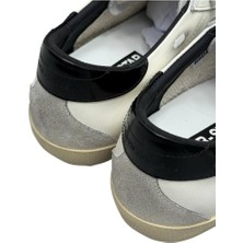 Golden Goose Super - Star White Leather - Grey Star Black Heel - Erkek Sneakers Ayakkabı