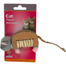 Hışırtılı Kedi Oyuncağı Fare 10X6 Cm, Oyuncak Kedilere Eğlenceli Zaman Sağlar
