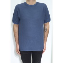 Santa Fistan Store Erkek Düz Spor Kesim Normal Kalıp Bisiklet Yaka T-Shirt