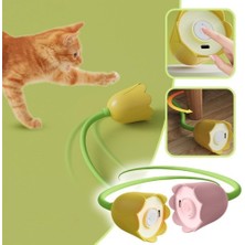 ForWhat Büro Ev Ofis Evcil Pet Hayvanı Için Hareketli Çiçek Kedi Oyuncağı