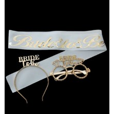 Bride To Be Plastik Taç ve Kuşak Seti Bride To Be Bekarlığa Veda Partisi