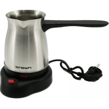 Büro Ev Ofis Kahve Keyfi Için Elektrikli Çelik Cezve Kahve Makinesi