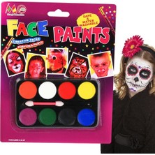 ForWhat Büro Ev Ofis Etkinlik Partisi Için 8renk Yüz Boyama Seti