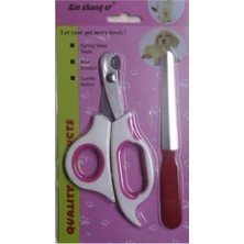 Kedi ve Köpek Tırnak Bakım Seti, Tırnak Makası ve Törpü, Rahat Kullanım