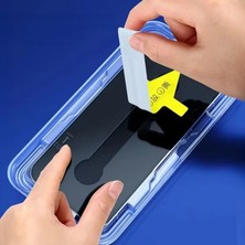 Xiaomi Redmi Note 14 Pro Plus 5g Zebana Kolay Takma Aparatlı Kavisli Hayalet Cam Ekran Koruyucu Siyah