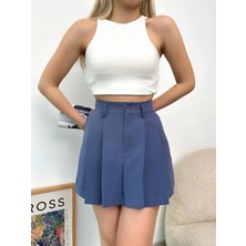 Pileli Atlas Mini Etek S24820