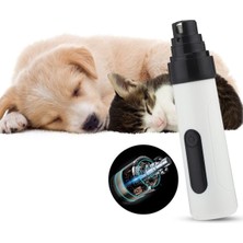 Şarjlı Evcil Hayvan Tırnak Kesme ve Düzeltme Aleti, Kedi ve Köpekler Için Uygun