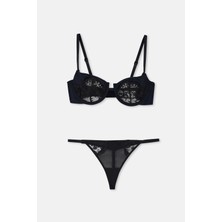 Eros Kadınlar İçin ERSK1180 Amethyst Dantelli String Sütyen Konforlu Tasarım ve Gün Boyu Destek