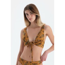 Multicolor Üçgen Geniş Bikini Üst