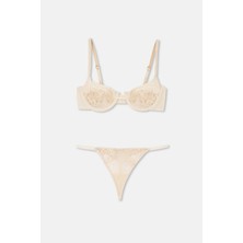 Eros ERSK1180 Amethyst Dantelli String Sütyen Tk. Kadınlar İçin Konforlu Tasarım %100 Polyester