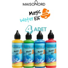 Magic Water Elf Sihirli Su Hayvanları Kendin Yap Eğitici Oyun Seti Yedek Renkli Jel (4 Renk)