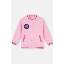Pembe Barbie Lisanslı Bomber Ceket
