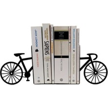 Bisiklet Desenli Kitap Tutucu Bycle Kitaplık Kitap Desteği