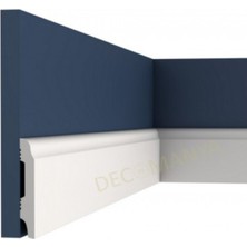 Decomanya Boyanabilir Duvar Çıtası 10 cm Poliüretan Çıta Boyanabilir Çıta Süpürgelik 10 Boy 24 Metre