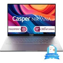 Casper Nirvana Taşınabilir Bilgisayar S100 300NIT İ7-13620H 32GB Ddr5 Ram 1tb SSD Freedos Taşınabilir Bilgisayar S100.1362-DF00X-G-F-OFM365