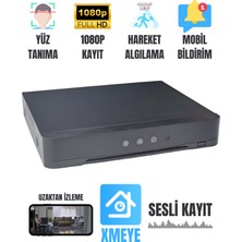 Monitörlü 4'lü Kamera Seti – Exitcam 1080P Fullhd + 320GB HDD + 19'' Ekran Dahil
