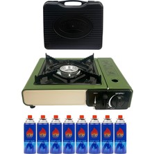Yek Outdoor Tekli Portatif Çantalı Kamp Ocağı + 8 Adet Kartuş
