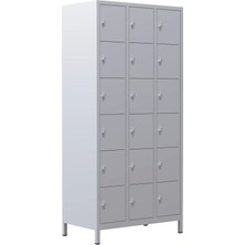 Soyunma Dolabı 18 Kişilik Metal Dolap
