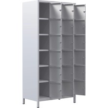 Soyunma Dolabı 18 Kişilik Metal Dolap