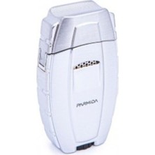 Parmida Gümüş 2 Torch Jet Alevli Gazlı Puro Çakmak - PCM0714